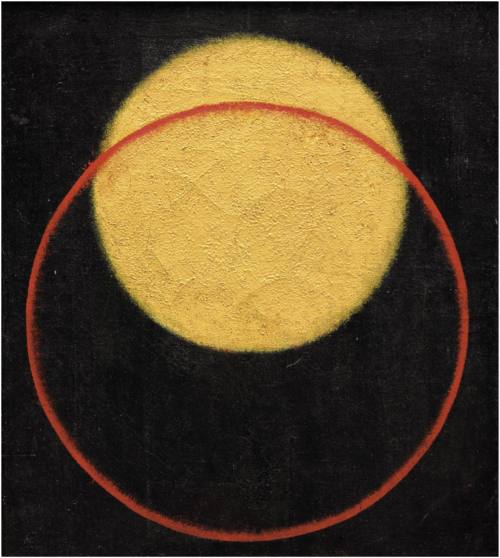 nobrashfestivity:Alexander Rodchenko Composition # 61 (Color Sphere of a Circle) 1918