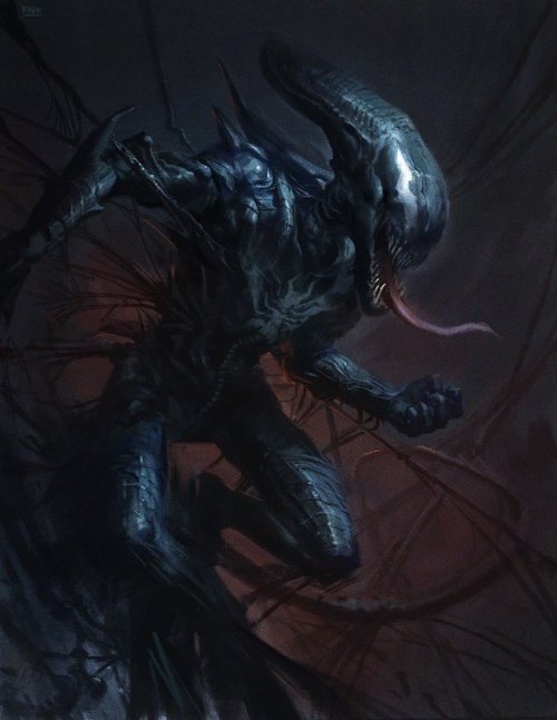 avpcentral:Venom Xenomorph by Raph Herrera Lomotan