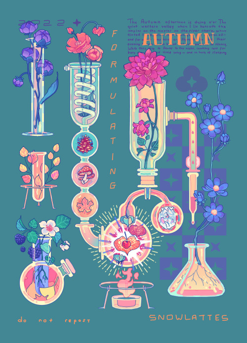 Formulating Seasons 🌸🌻🍁❄️ . Finally Completing The Whole Set, Sorry It Took A While!!