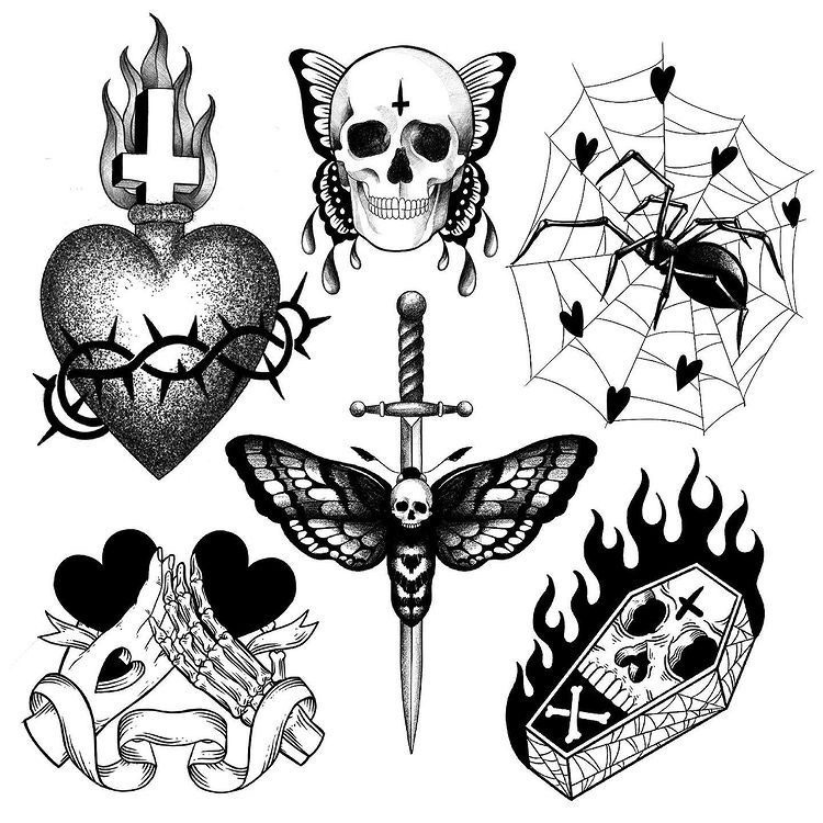 21+ Simple Horror Tattoos