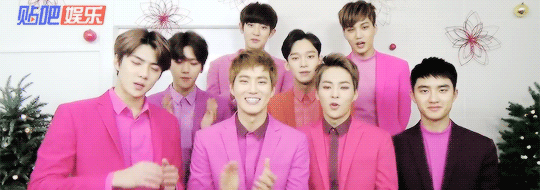 ohhsenshine:  exo wishing you a happy new year ♡