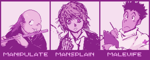 melody and leorio's drawings are relatively clean and finished, but kurapika in the middle is very scribbly and ragged-looking. perhaps a better representation of his mental state