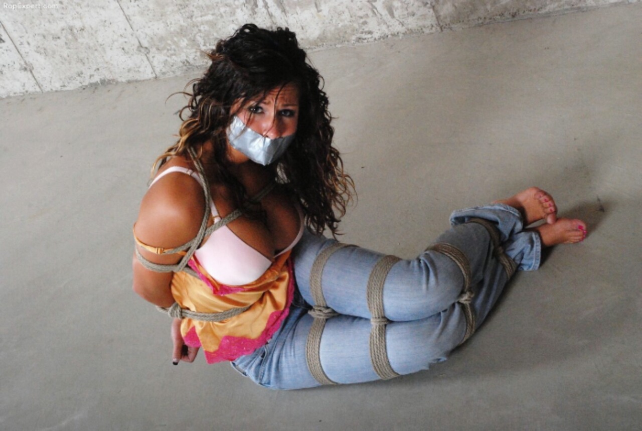 thexpaul2:  Nikki bound &amp; tape gagged 