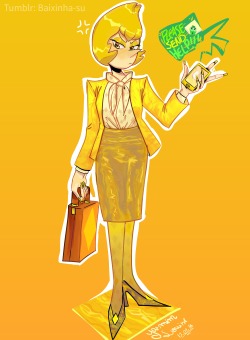 baixinha-su:  Yellow Pearl &lt;3My first fanart in 2016! yay!!!!My twitter: https://twitter.com/yasmilouisemimi