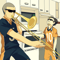 myxopas:  When Daichi and Suga aren’t home 