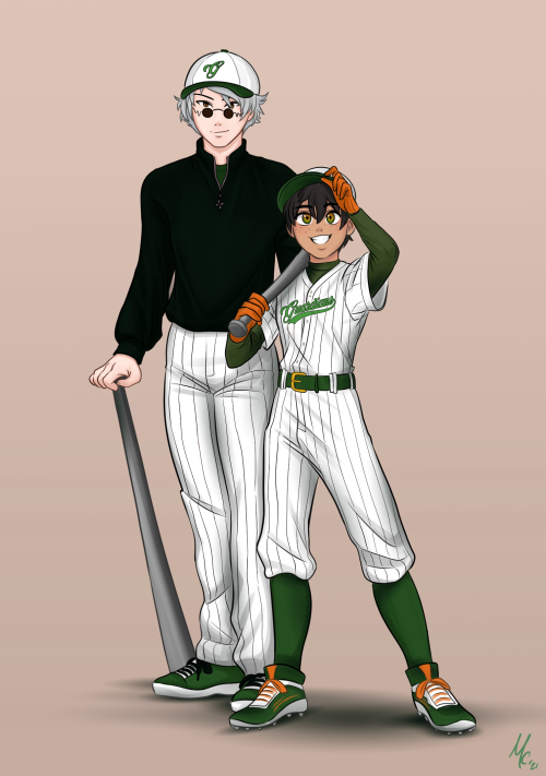 mcmystery:Let me just casually throw in my baseball!AU for the bois
