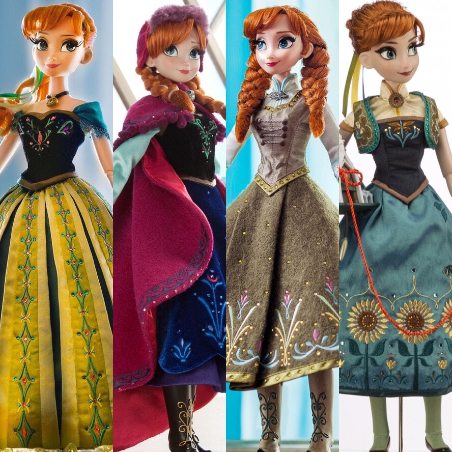 mmdisney200:  Elsa &amp; Anna 17&quot; Limited Edition dolls 