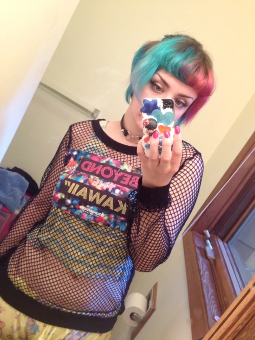 mahouprince:  I got my new 6%DOKIDOKI shirts in the mail and I’m honestly ecstatic !!! I’ve wanted these two tops for so long and I never thought I’d be able to own them so finally having them on my body is unreal!!!!