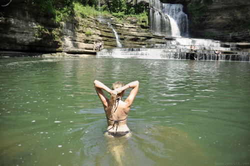 bonniebluebritt - We had the best day yesterday at the waterfall...