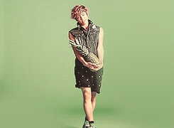 aigyu:  dongwoo and his pineapple     