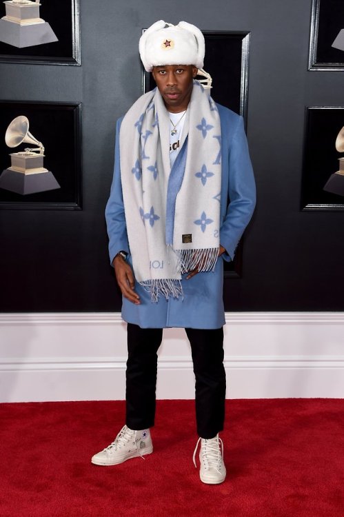 anon:Tyler the Creator attends the 60th Annual GRAMMY Awards at Madison Square Garden on January 28,