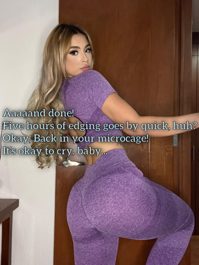 sissy-natalee:Five hours of edging and my balls would turn blue 🥵