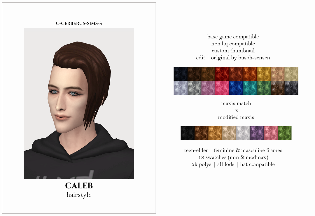 C Cerberus Sims S Original By Busoh Sensen Emily Cc Finds