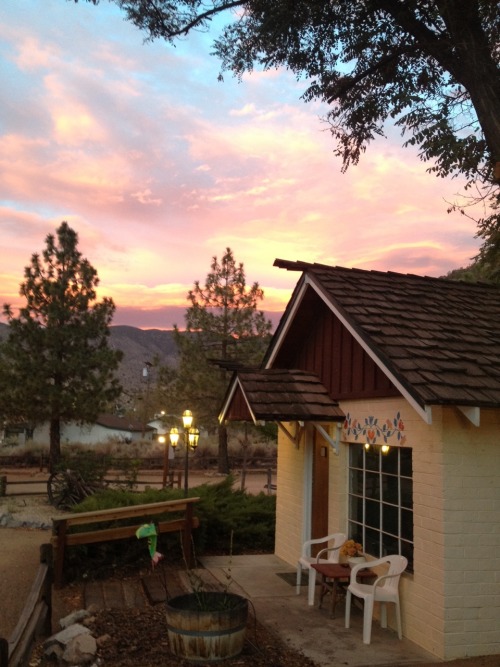 makesmemeow:  The cabin we’re staying at is sooo cute