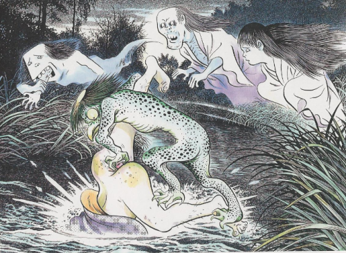 peashooter85: Bizarre Medieval Japanese Folklore —- The Kappa and the Anus Ball, In Ancient Ja