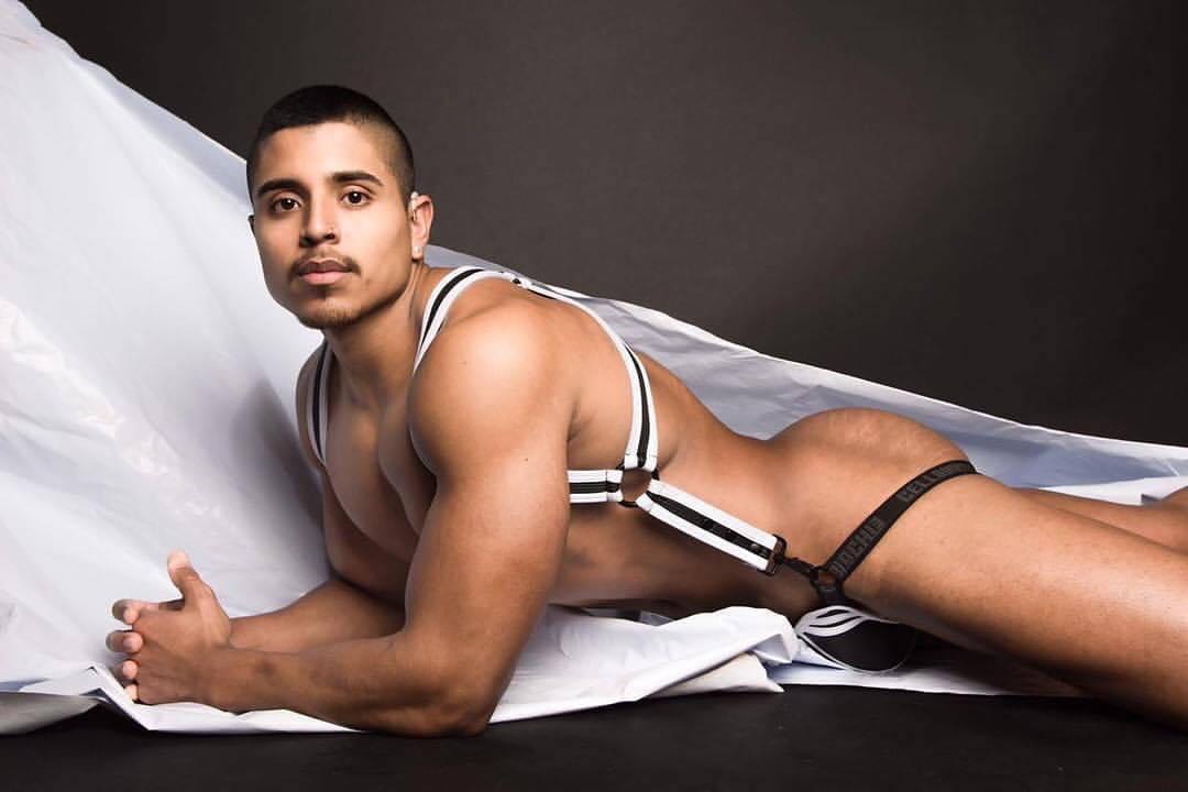 timoteostudio:  @clsalfredo30 wearing our best selling SONIC NEOPRENE HARNESS + JOCK