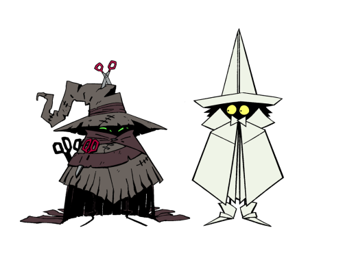 souperluminal:souperluminal:Scissor Wizard and Paper WizardIt’s probably fine to leave them alone together. Improvise. Adapt. Overcome.