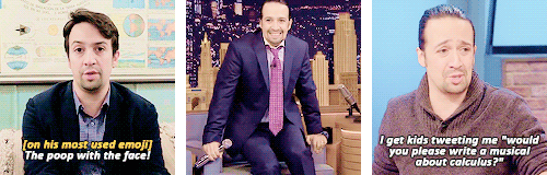 rihleymatthews:lin-manuel “linnamon roll” miranda appreciation post