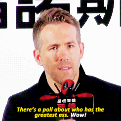 ryan-reynolds: I am from Canada, and Canada is considered America’s hat, so we have a slightly smaller ass. 