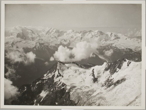 harvard-art-museums-photography:  Breithorn from the Summit of Weisshorn, Vittorio Sella, c. 1885, Harvard Art Museums: PhotographsHarvard Art Museums/Fogg Museum, Transfer from the Carpenter Center for the Visual ArtsSize: image: 28 x 37.8 cm (11 x 14