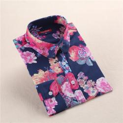 Lovelymojobrand:  Tumblr Blouse Shirts!Navy Bloom / Pink &Amp;Amp; Black Floraldark