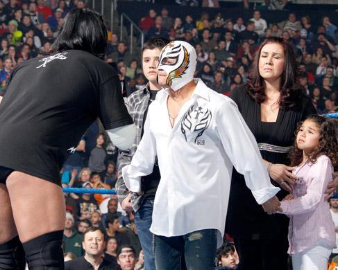 Shitloads Of Wrestling Cm Punk Threatens Rey Mysterio And His Family