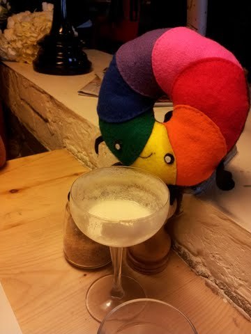 Celebrating Altmetric’s birthday with a nice, refreshing cocktail.