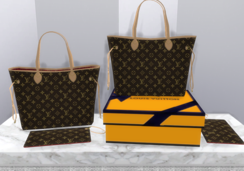 platinumluxesims:  LV NEVERFULL TOTE + POCHETTE (MONOGRAM) So here’s another brand new m