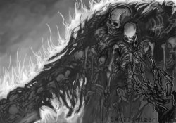 darksoulsartblog:    Nito Darksouls Fanart