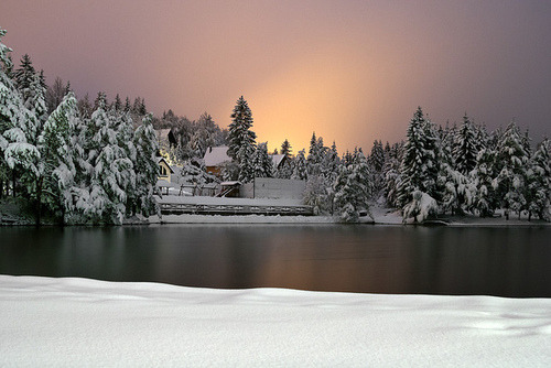 Winter wonderland by Tit Bonač on Flickr.Rakitna, Slovenia