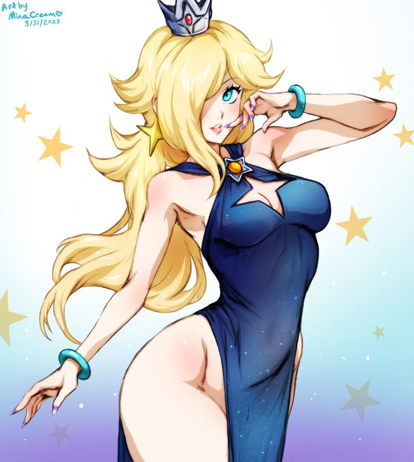 #937 Rosalina Star Dress (Mario Galaxy)Starry porn pictures