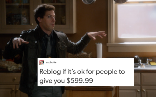 phil-the-stone: brooklyn nine-nine + tumblr text posts, the continuing saga