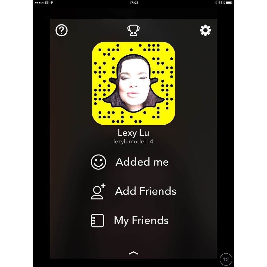 Here is my snapchat 