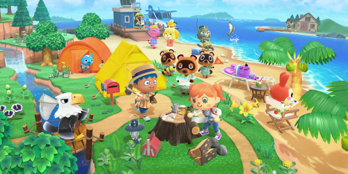 isanimalcrossingswitchoutyet: seabasse:everything is gorgeous Official art for Animal Crossing New H