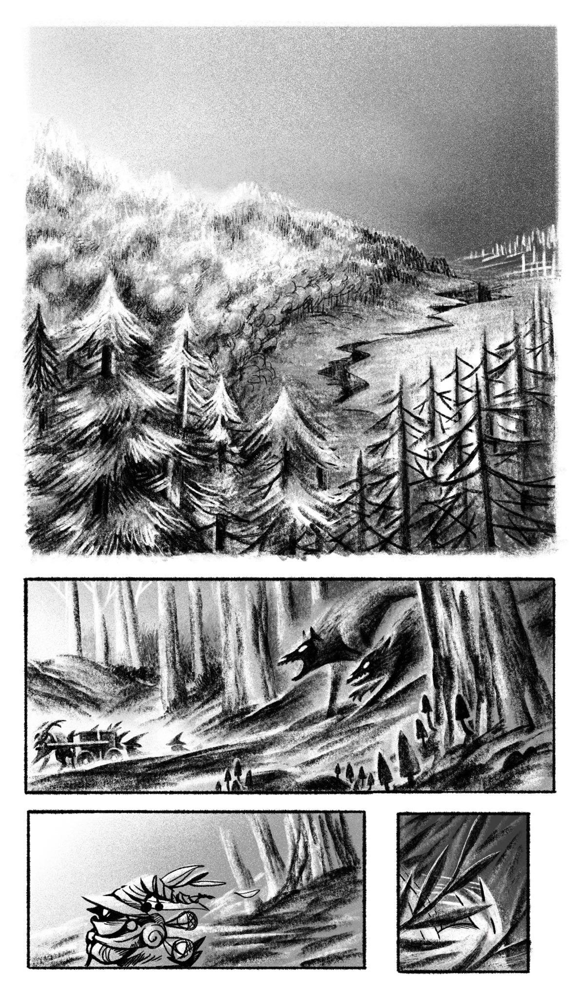 KIT draw — Dark forest
