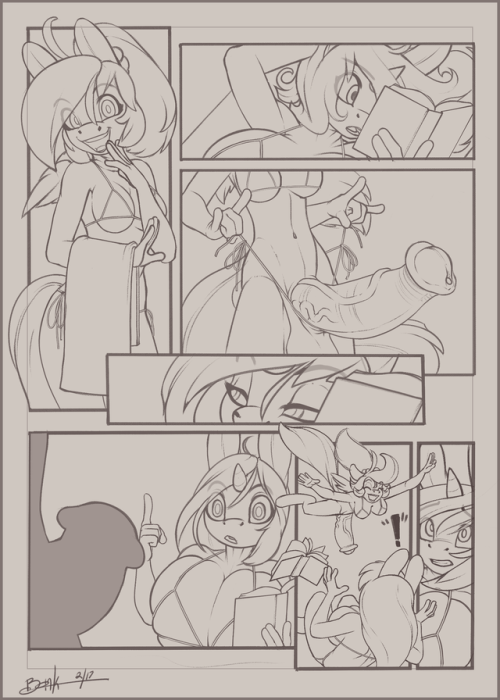 Commissioned by: whitekittenTrixie meets her biggest fan, Tidal Wave.  pg1
