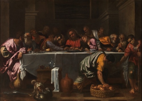 Agostino Carracci (Italian, 1557-1602), The Last Supper, 1593-94. Oil on canvas, 172 x 237 cm; Museo del Prado