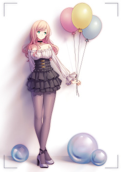 twin-tailed: Balloon by TID