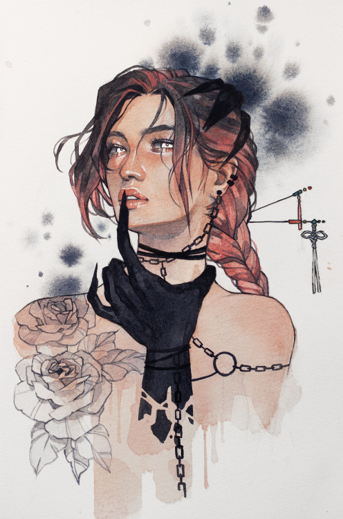 something a bit more edgy/darker than usual#brbchasingdreamsprints | tutorials