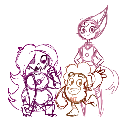 ottonandpooky:  Sketch and finished picture :) 