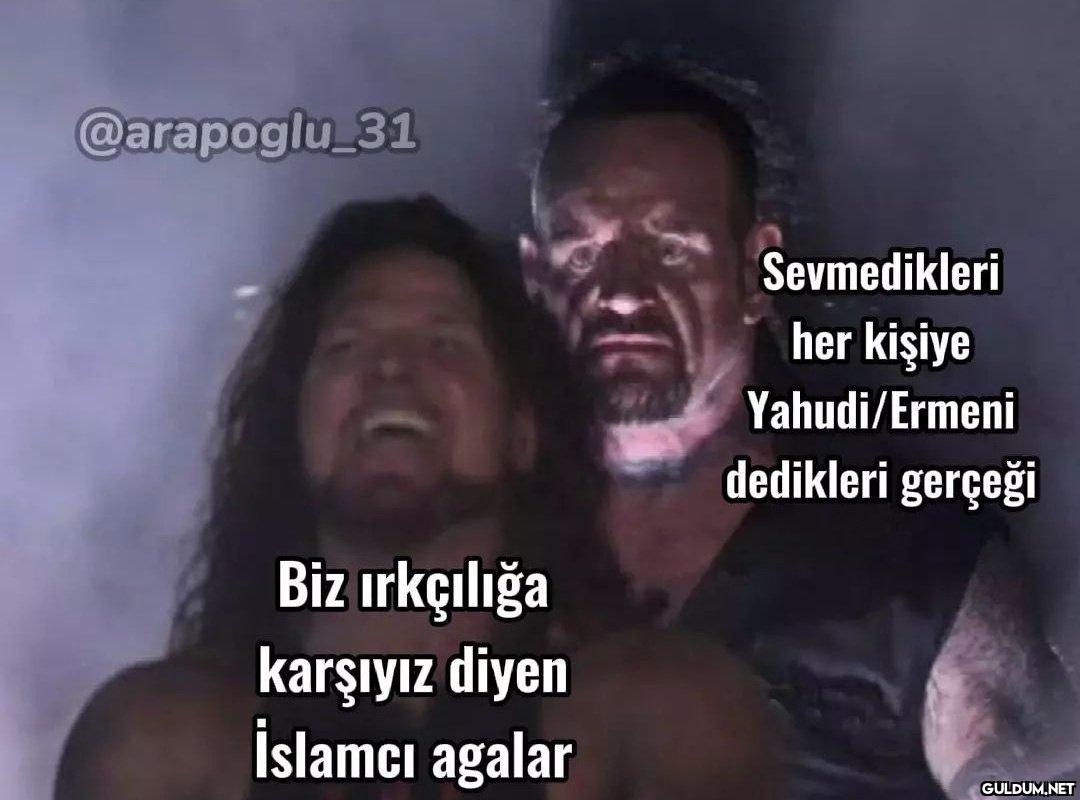 @arapoglu_31 Biz ırkçılığa...