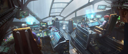 ArtStation - Cockpit for Ready Player One, by emmanuel shiu