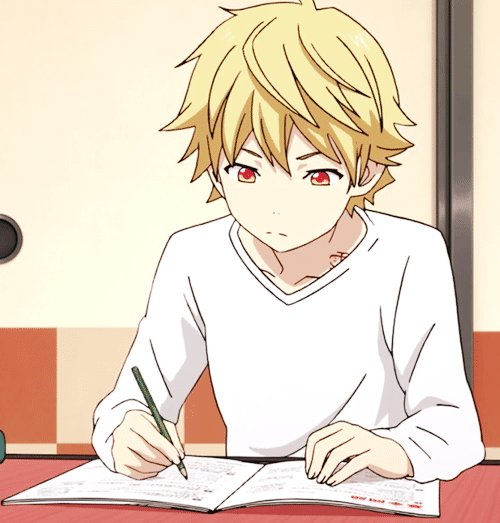 umbrella-kun:  Yukine Studying! o(*ﾟ▽ﾟ*)o 
