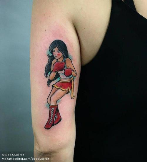 By Bob Queiroz, done in São Paulo. http://ttoo.co/p/36146 activism;bobqueiroz;boxer girl;boxing;facebook;feminist;illustrative;medium size;other;sport;tricep;twitter