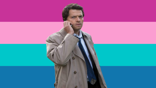 Todays Your Fave Goes Through Menopause character of the day is Castiel from Supernatural!