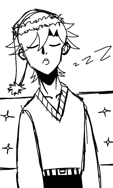 Christmasy Sketch In The Middle Of October