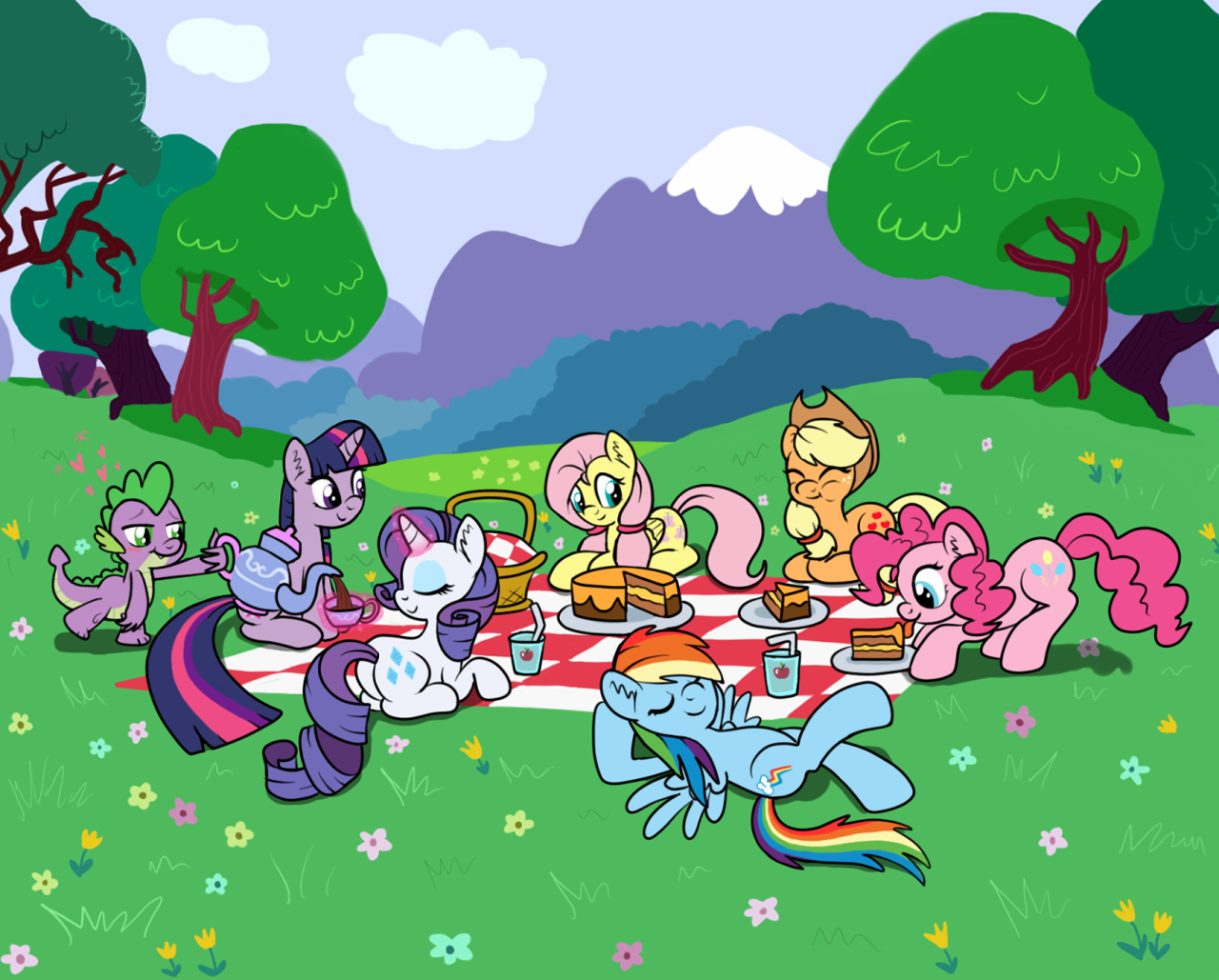 fluttershyanswers:  Having a special time with each of my friends. But my favourite