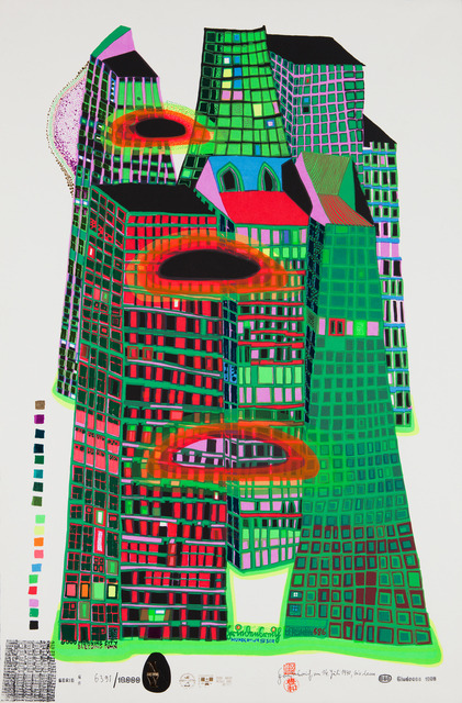 Friedensreich HundertwasserGood Morning City, Initial edition, 1969-1970Silkscreen