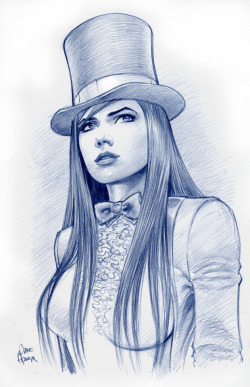 comic-book-ladies:Zatanna by Dave Hoover