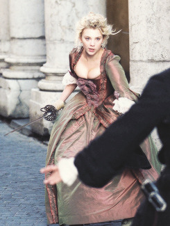 mosellegreen: aerialsquid:  tid-bit-batty:  Natalie Dormer as 17th century bisexual swordswoman and opera singer, Julie d'Aubigny  WHAT IS THIS FROM  Casanova. 